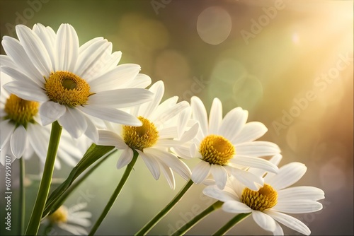 daisies in a field