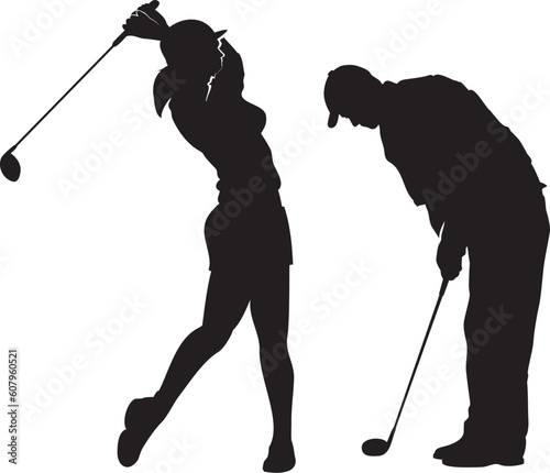 Golf players
