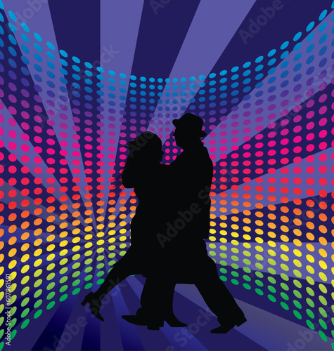 Dancer theme. Vector illustration for design use.