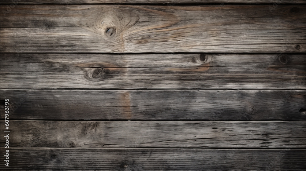 Grey wooden planks background. Backdrops of wooden planks. Created with Generative AI technology. Grey wooden planks background. Backdrops of wooden planks. Created with Generative AI technology.