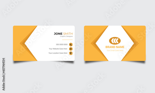 Business Card, Modern business card template, Flat design, Business Card Layout, Double sided business card template, Black business card, White business card design, professional business card