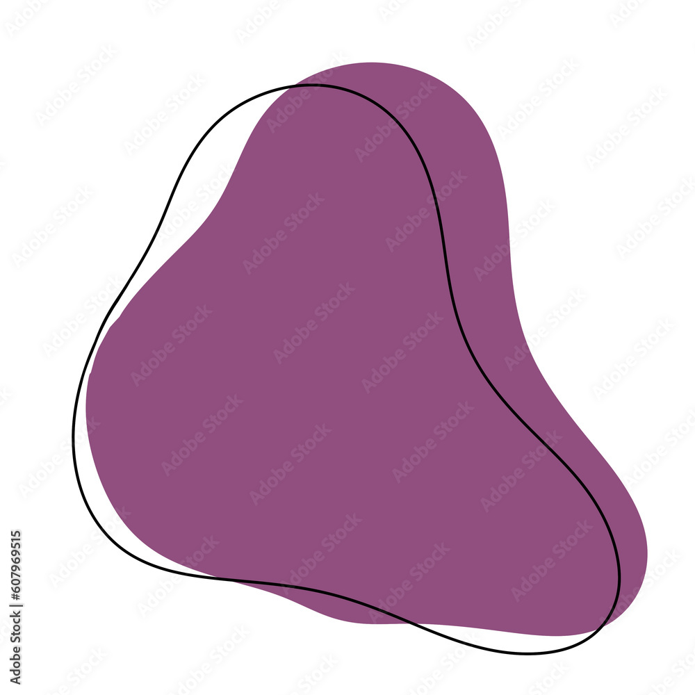 Purple abstract modern shape Purple abstract modern shape