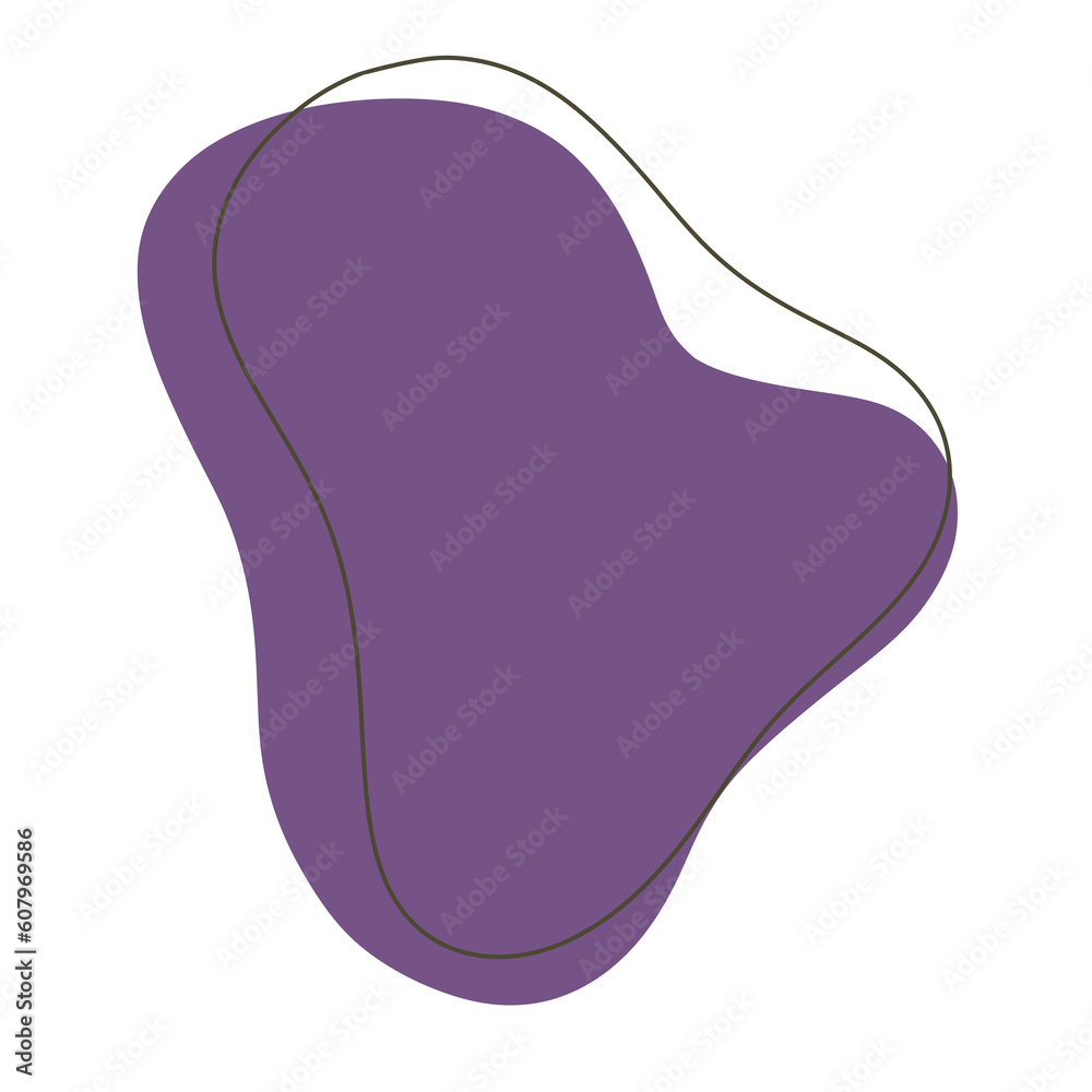 Purple abstract modern shape Purple abstract modern shape
