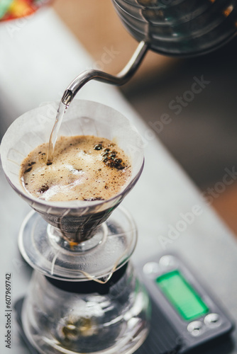 Pour over coffee