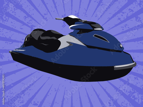 Vector jetski