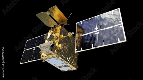 landsat satellite generative ai photo