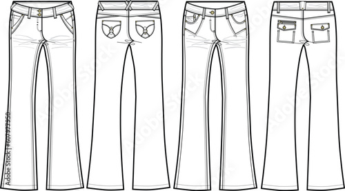lady jeans in 2 style