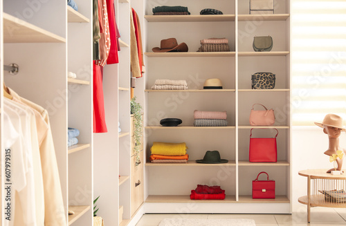 Shelves with stylish access...