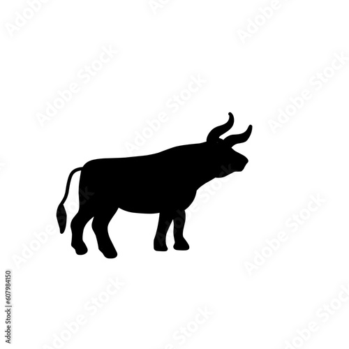 Vector farm animals silhouette