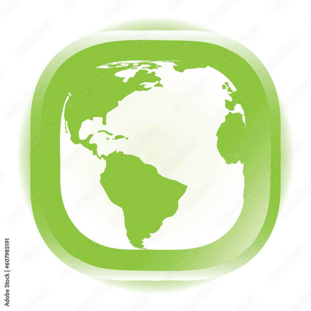 Vector GLOBE illustration environmental bubble on white Vector GLOBE illustration environmental bubble on white