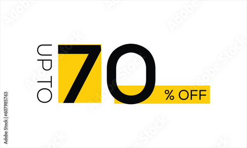 special offer up to 70 percent off, abstract sale offer vector, abstract 70% off template
