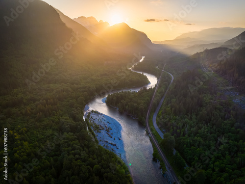 Obraz na płótnie Stevens Pass Aerial w salonie