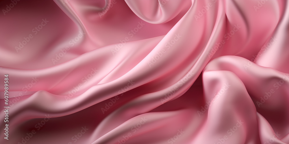 Satin fabric texture, pink color, IA generativa Satin fabric texture, pink color, IA generativa