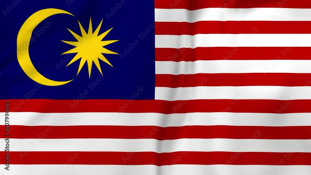 Arising map of Malaysia and waving flag of Malaysia in background. 4k video. Arising map of Malaysia and waving flag of Malaysia in background. 4k video.