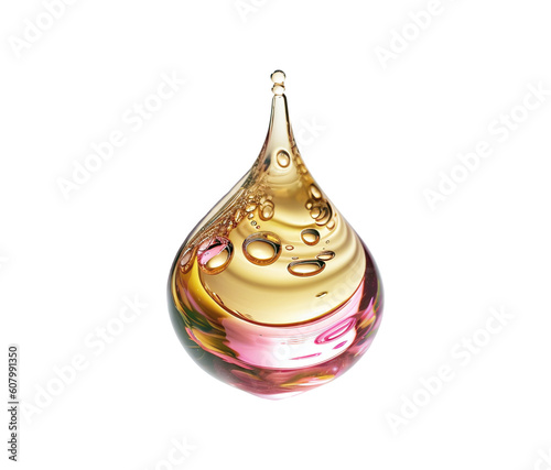 Oil drop. Vitamin, serum, collagen coenzyme q10 illustration photo