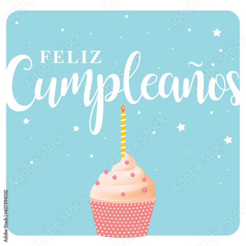"feliz cumpleaños" means happy birthday in spanish