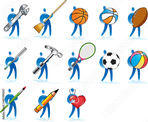 Diverse set of human activities