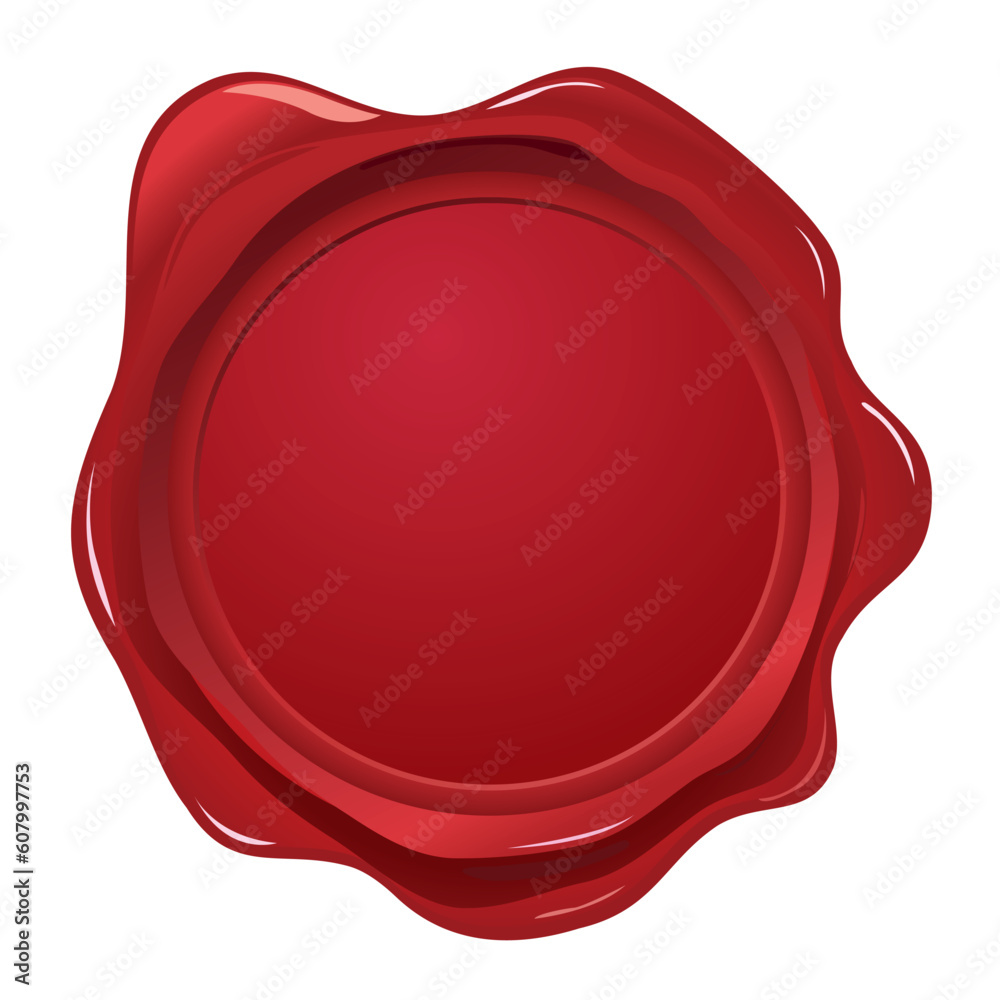 Blank wax seal. Isolated on white for easy editing. Blank wax seal. Isolated on white for easy editing.
