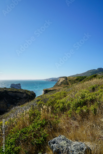 The coastal trail in Point Reyes Station in California