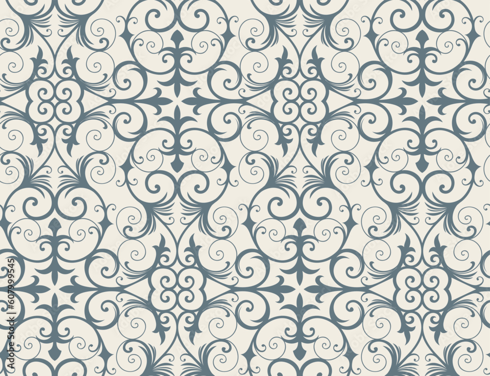 Seamless background from a floral ornament, Fashionable modern wallpaper or textile Seamless background from a floral ornament, Fashionable modern wallpaper or textile