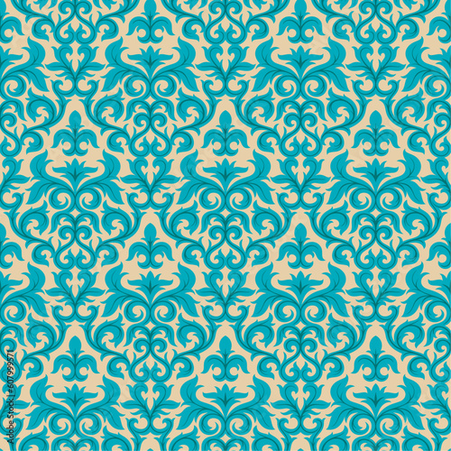 Seamless background from a floral ornament, Fashionable modern wallpaper or textile