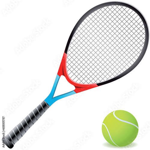 Tennis racket - vector illustration