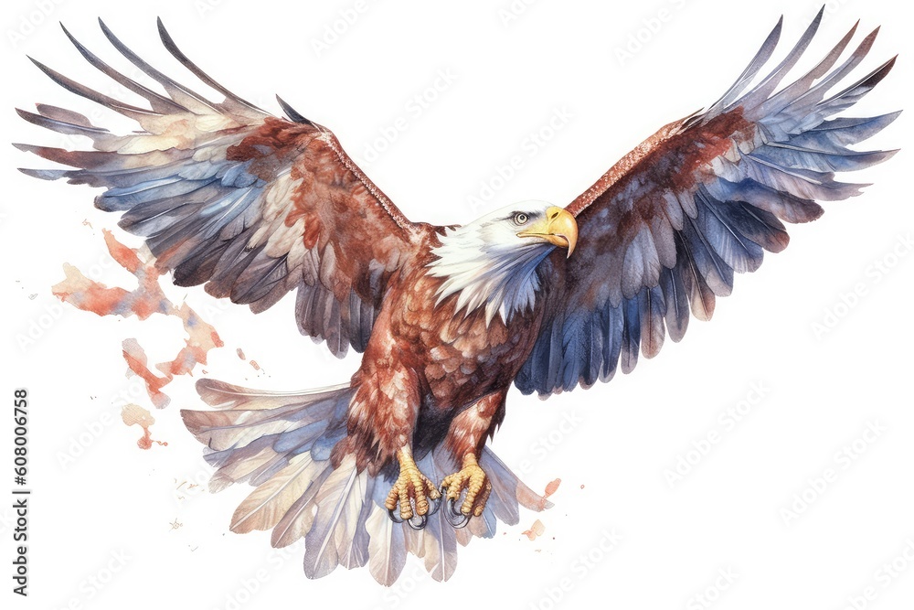 Fototapeta premium red headed eagle