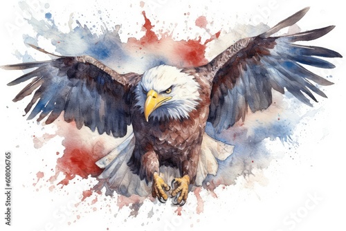 american bald eagle flying