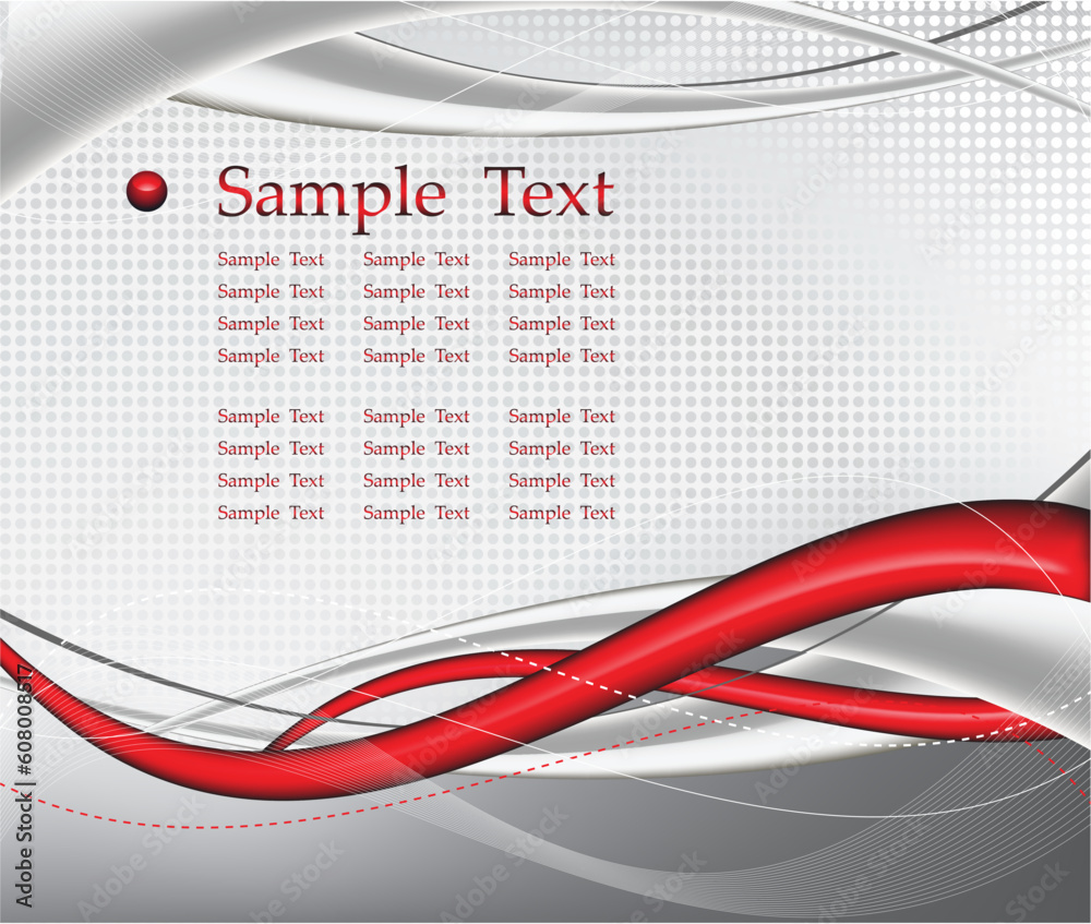 red tech abstract background composition - vector illustration