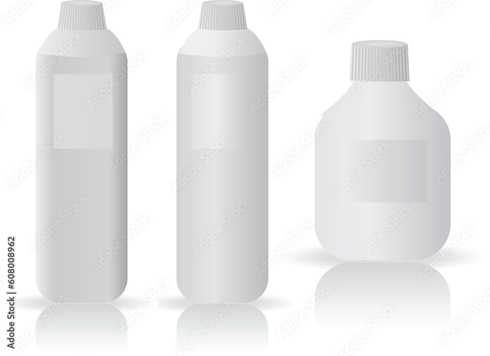 Template of bottles Template of bottles