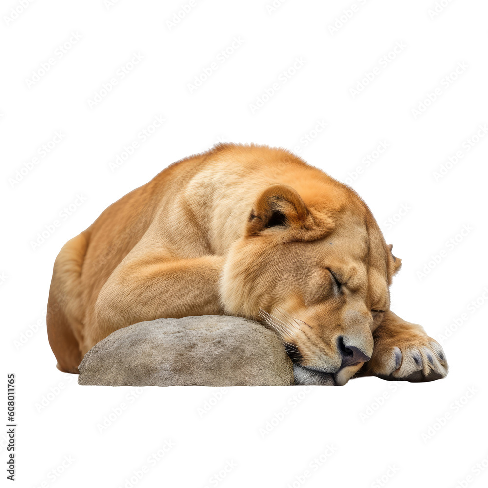 Obraz premium lion sleep
