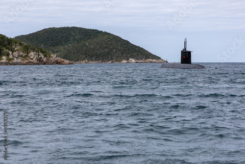 submarine in the ocean