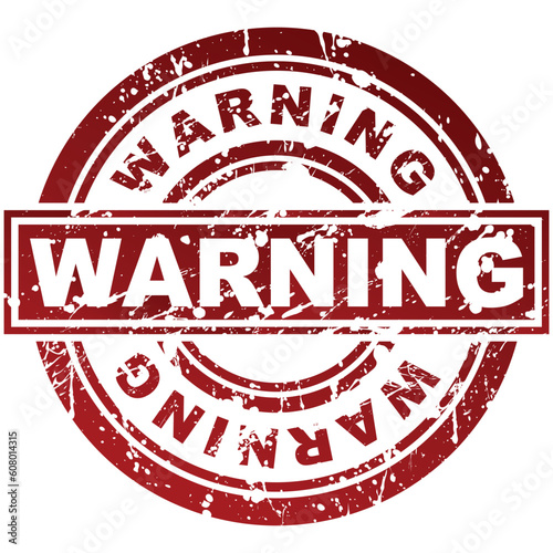 An image of a warning stamp.