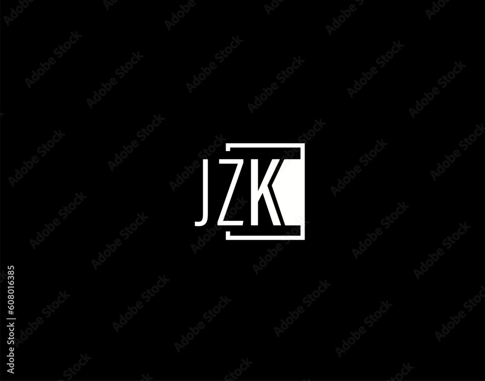 JZK Logo and Graphics Design, Modern and Sleek Vector Art and Icons isolated on black background JZK Logo and Graphics Design, Modern and Sleek Vector Art and Icons isolated on black background