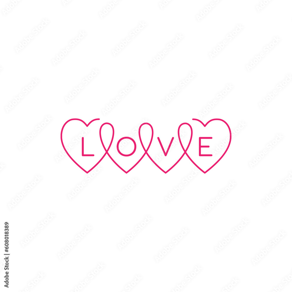 Pattern with hearts. Love. Vector illustration. Pattern with hearts. Love. Vector illustration.