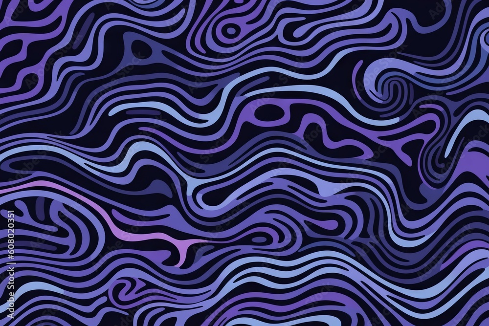 Abstract purple wave pattern background or backdrop. AI generated, human enhanced. Abstract purple wave pattern background or backdrop. AI generated, human enhanced.