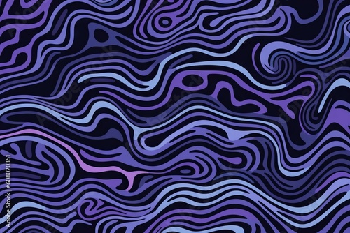 Abstract purple wave pattern background or backdrop. AI generated, human enhanced.