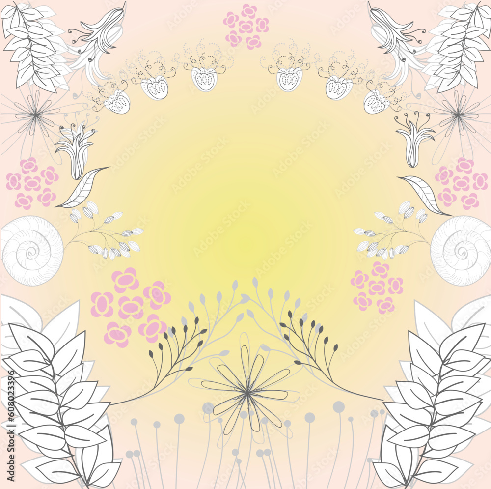 Template for decorative card