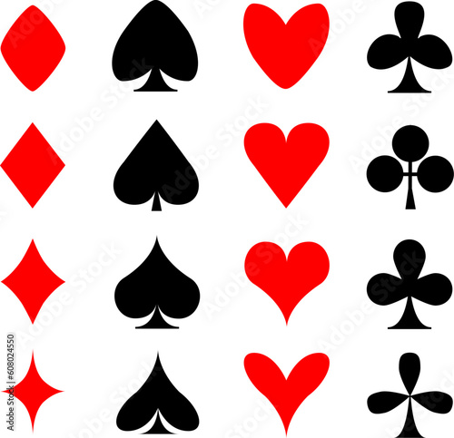 Colours for playing cards poker