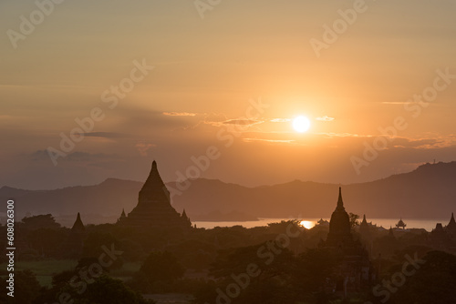 Bagan, Myanmar temples in the Archaeological Zone © SeanPavonePhoto