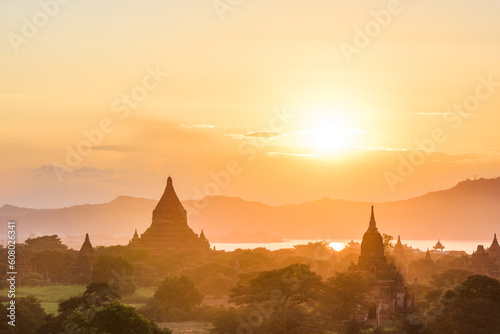 Bagan, Myanmar temples in the Archaeological Zone