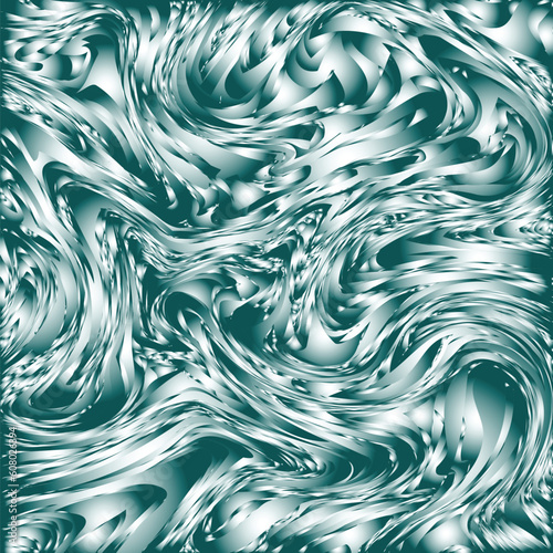 sea green abstract waves, vector art illustration; more textures in my gallery