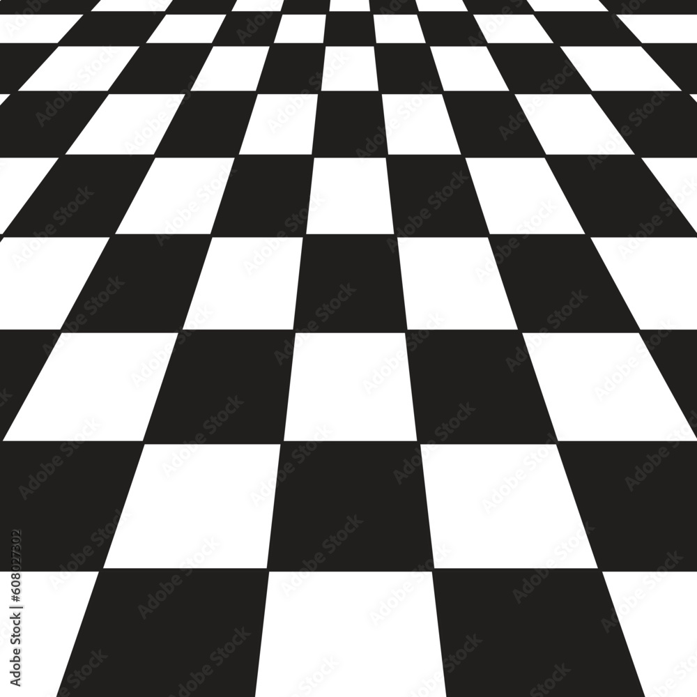 A large black and white checker floor background pattern A large black and white checker floor background pattern