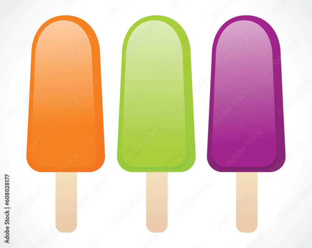 abstract ice cream day icons vector glossy illustration abstract ice cream day icons vector glossy illustration