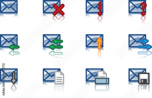 collection of email icons