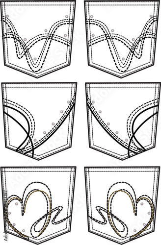 back pockets design