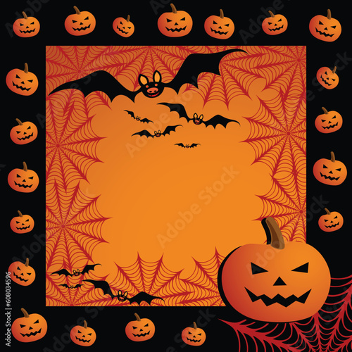 halloween, this  illustration may be useful  as designer work