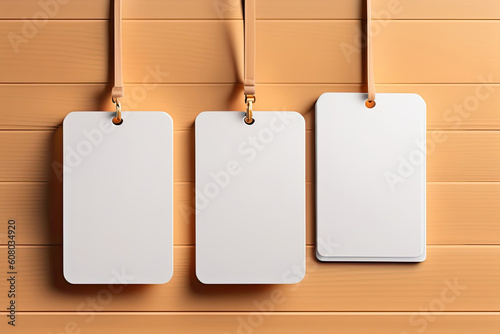 blank store blank tag banner. ai illustration generated