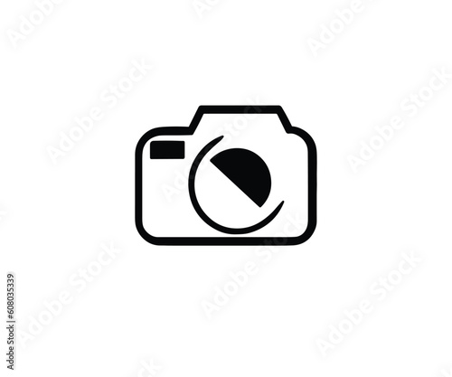 Camera logo design cam icon symbol