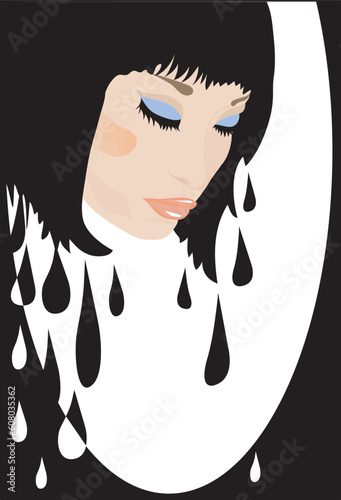 Abstraction with girl